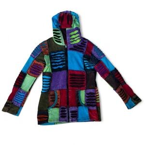 Rising International Colorful Patchwork Jacket